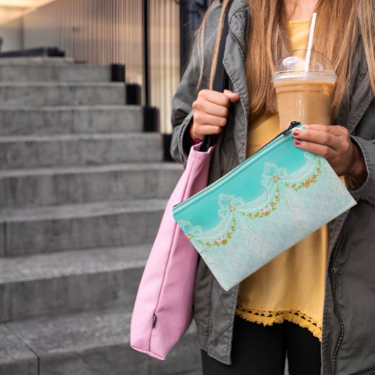 Lacy Bowknots Pendents Rozen Bruiloft Bruidsmeisje Etui