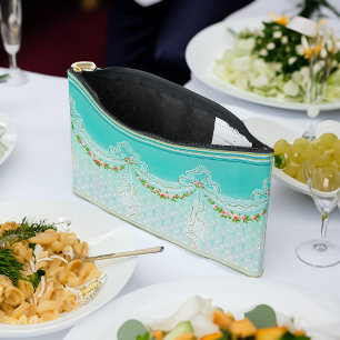 Lacy Bowknots Pendents Rozen Bruiloft Bruidsmeisje Etui