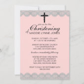 Lacy Christening, Baptism of Uitnodiging tot het v (Voorkant)