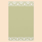 Lacy Damask Border Briefpapier