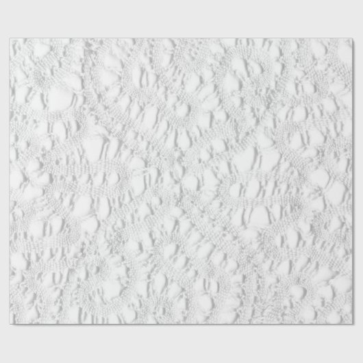 Lacy Doily Wrapping Paper Cadeaupapier (Vlak)