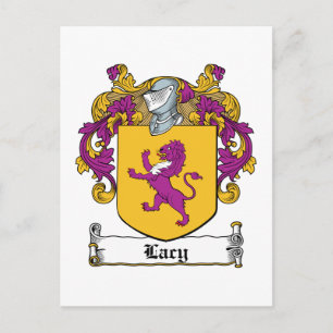 Lacy Family Crest Briefkaart