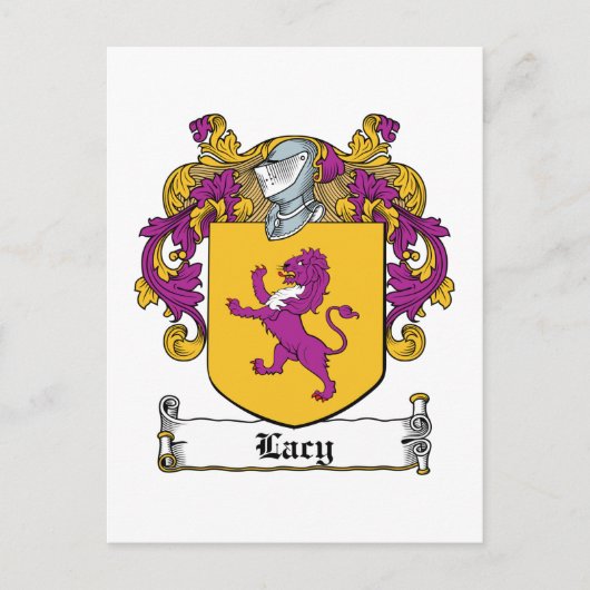 Lacy Family Crest Briefkaart (Voorkant)
