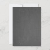 Lacy Flower Cake Bridal Shower Invitation II Kaart (Achterkant)