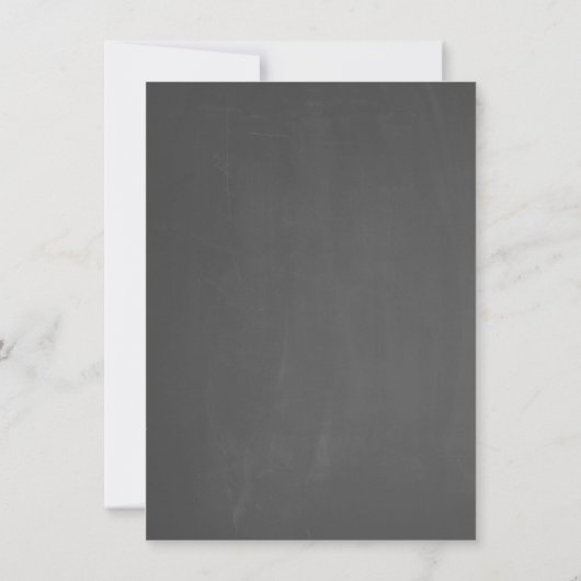 Lacy Flower Cake Bridal Shower Invitation II Kaart (Achterkant)