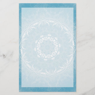 Lacy Flowers Mandala Briefpapier
