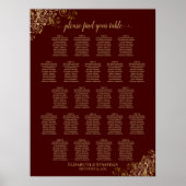 Lacy Gold 22-tafel weddenschapskabel Brown Poster (Voorkant)