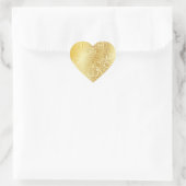 Lacy Gold Hart Sticker (Tas)