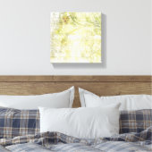 Lacy Green Abstract Canvas Afdruk (Insitu (Slaapkamer))