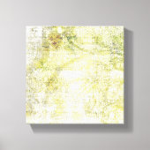 Lacy Green Abstract Canvas Afdruk (Voorkant)
