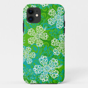 Lacy Hibiscus Patroon iPhone 5 Hoesje