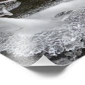 Lacy Ice Pattern-foto Foto Afdruk (Hoek)