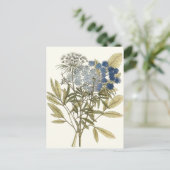 Lacy Leaves - Flowers en Greenery Briefkaart (Staand voorkant)