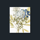 Lacy Leaves - Flowers en Greenery Canvas Afdruk<br><div class="desc">Lacy laat me achter bij Onbekend. Met blauwachtige bloemen met groen.</div>