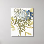 Lacy Leaves - Flowers en Greenery Canvas Afdruk (Voorkant)