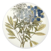 Lacy Leaves - Flowers en Greenery Keramische Knop (Voorkant)