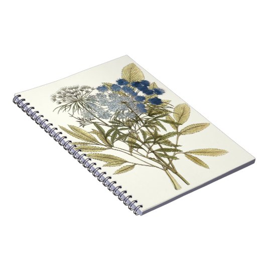 Lacy Leaves - Flowers en Greenery Notitieboek (Rechterzijde)