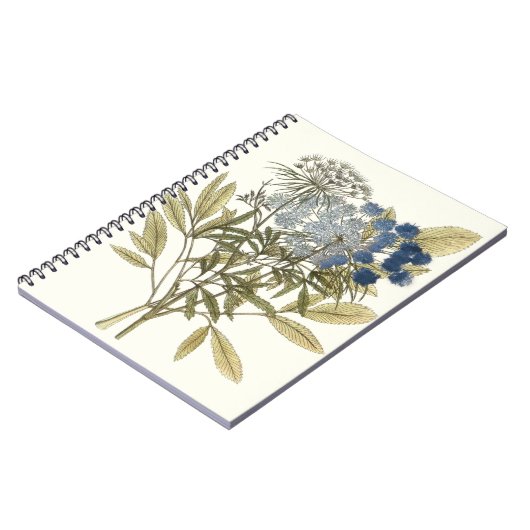 Lacy Leaves - Flowers en Greenery Notitieboek (Linkerzijde)