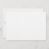 Lacy, Little Lingerie Shower Invitation Kaart (Achterkant)