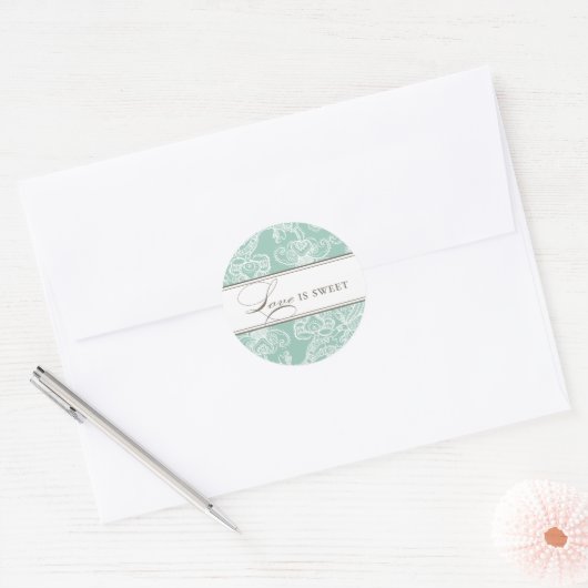 Lacy Love is Sweet Sticker (Envelop)