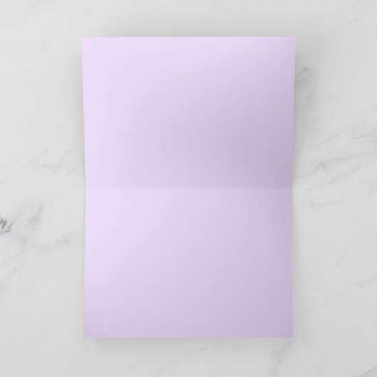 Lacy Paars Green Sparking Hartelijk dank voor uw a Bedankkaart (Binnen)