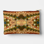 Lacy Peacock Ruffles Aangepaste Naam Tassen (Achterkant)