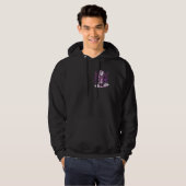Lacy Pink Fairy Art Hoodie (Voorkant volledig)