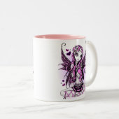 Lacy Pink Fairy Valentijnsdag Mok (Voorkant rechts)