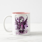 Lacy Pink Fairy Valentijnsdag Mok (Links)