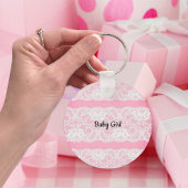 Lacy Pink Ultrasound Sleutelhanger