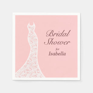 Lacy Pink Vrijgezellenfeest servet