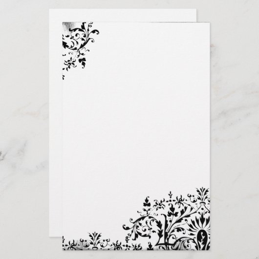 Lacy Romantic Briefpapier (Voorkant / Achterkant)