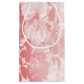 Lacy roze bloemen klein cadeauzakje (Achterkant)
