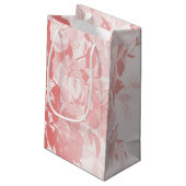 Lacy roze bloemen klein cadeauzakje (Achterkant Gekanteld)
