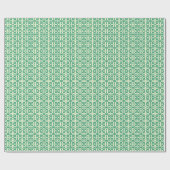 Lacy Seafoam Green Victoriaans Print Cadeaupapier (Vlak)