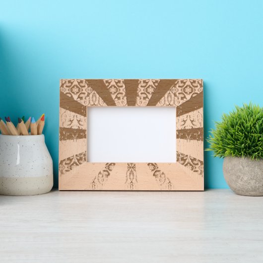 Lacy Sun Burst Gegraveerde Lijstjes (Voorkant)