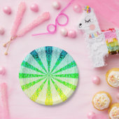Lacy Sun Burst Papieren Bordje (Feest)