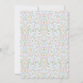 Lacy Teacup Vrijgezellenfeest Tea Party Invitation Kaart (Achterkant)