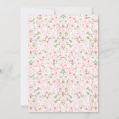 Lacy Teacup Vrijgezellenfeest Tea Party Invitation Kaart (Achterkant)