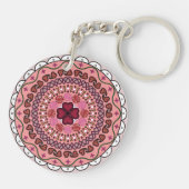 Lacy Valentijnsdag AcrylSleutelhanger Sleutelhanger (Achterkant)