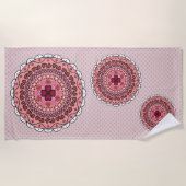 Lacy Valentijnsdag Beach Towel Strandlaken (Voorkant)