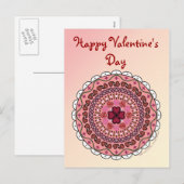Lacy Valentijnsdag Briefkaart (Voorkant / Achterkant)