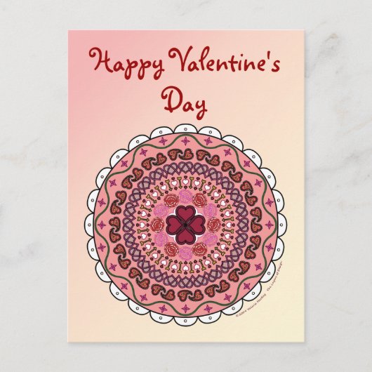 Lacy Valentijnsdag Briefkaart (Voorkant)