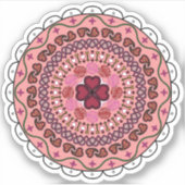 Lacy Valentijnsdag Contour Sticker (Voorkant)