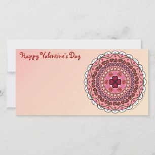 Lacy Valentijnsdag-fotokaart Feestdagenkaart