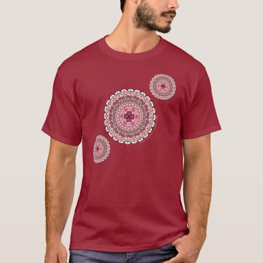 Lacy Valentijnsdag Mannen donker Shirt (Voorkant)