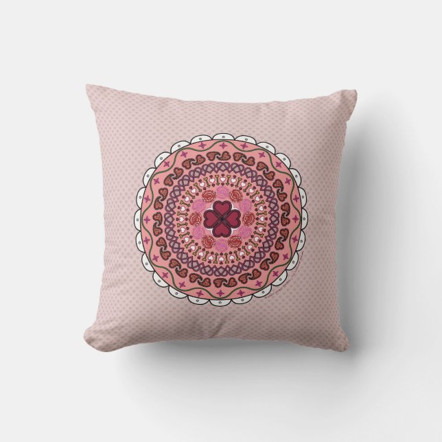 Lacy Valentijnsdag Pillow Kussen (Voorkant)
