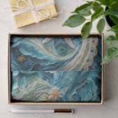 Lacy Zeesterren, Oceaan golven & Zeesterren Tissuepapier (Geschenk)