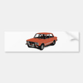 Lada - de Russische Sovjet-auto Bumpersticker (Voorkant)