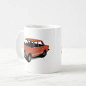 Lada - de Russische Sovjet-auto Koffiemok (Voorkant links)